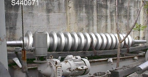 16" x 9'6" Rietz #TJ-16, Holoflite Screw, 250 psi @ 406 F, 1992