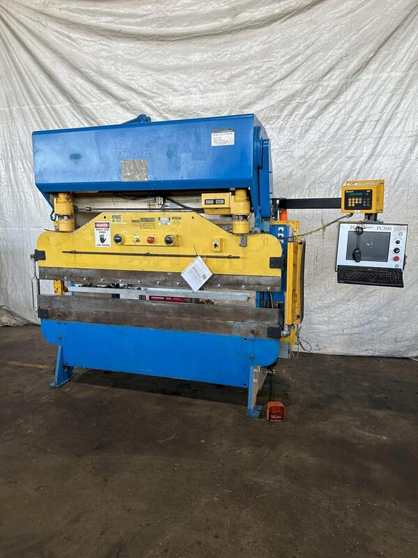 55 Ton, DiAcro 558, hydrapower press brake, 8' overall, 80" between