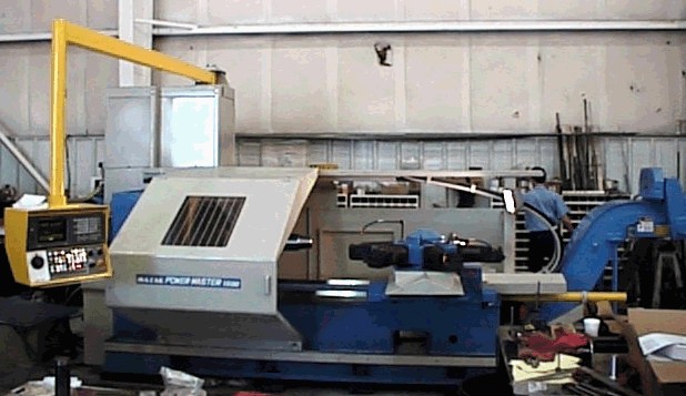 Mazak #Powermaster, Fanuc CNC, hydraulic 30" chuck, 42" swing, 60 HP, 1200 RPM, 8 pos turret, remfr. 2025