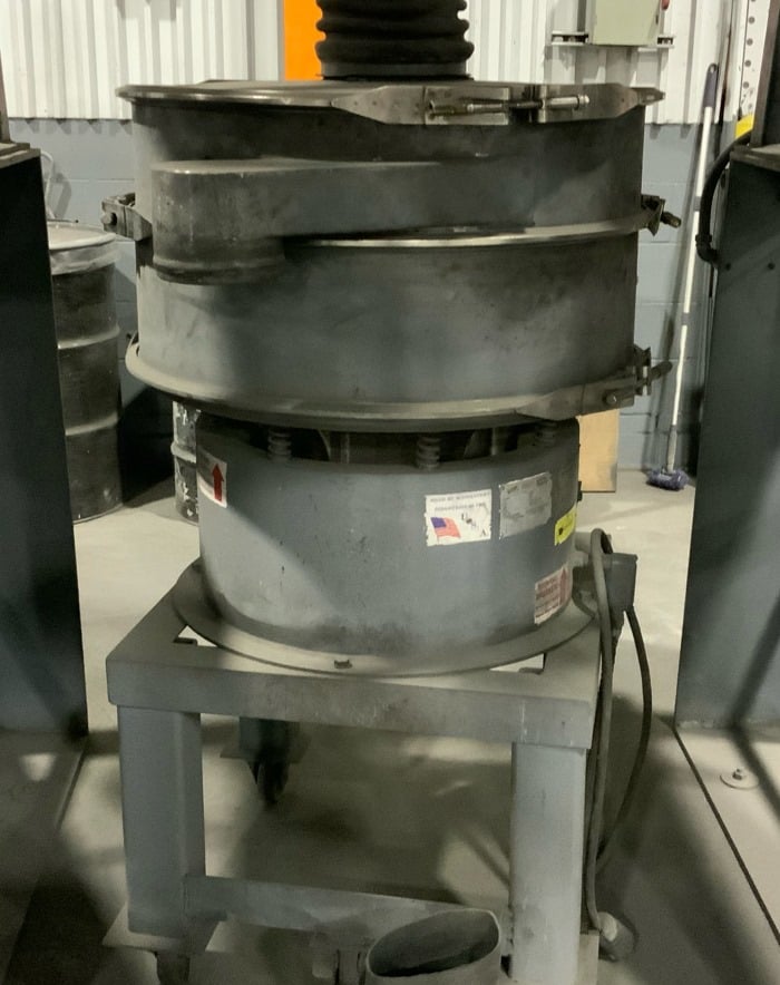 30" Midwestern #MR30C8-6, Single Deck Vibratory Sreen, carbon steel, 1/2 HP, 230/460 V