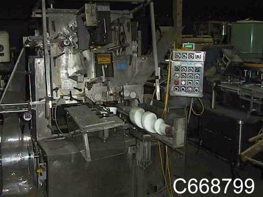 PDC #FC-400, Tamper Evident Shrink Bands, 2.5"-6.75" dia. x 1"-2" H food & dairy tubs @ 400 bands/min.