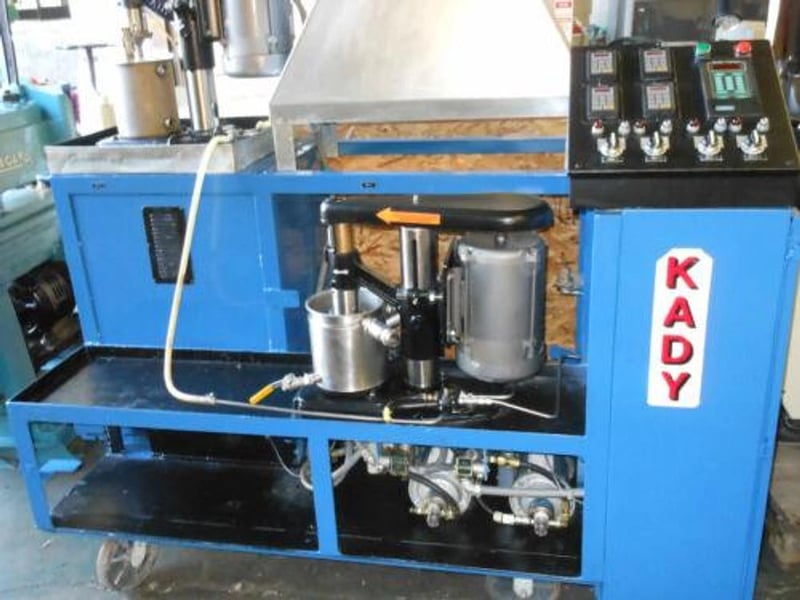 Kady Mill Dispersion System, 3 HP, 1 gallon,Stainless Steel replacement,dual 7" diameter x 8.5" deep jcktd
