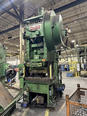 150 Ton, Minster #G1-150, mechanical press for Sale | Surplus Record