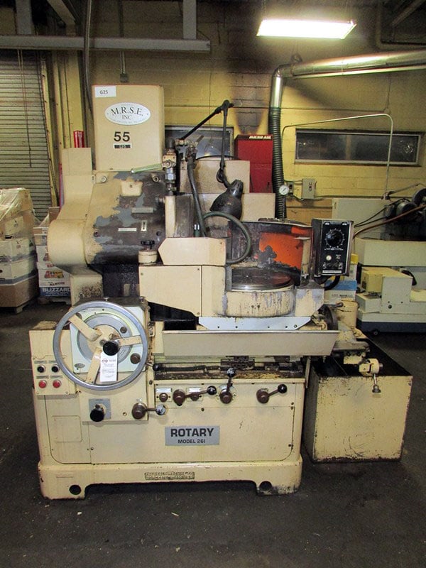 Cincinnati Heald #261, horizontal spindle rotary surface grinder, 16" chuck, 14" Dia. x 1" W x 5" B wheel, 15