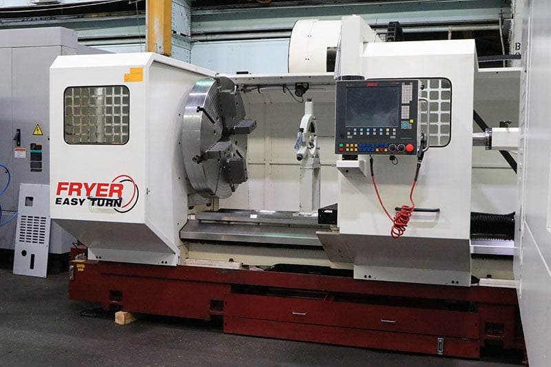 Fryer #ET 40 CNC lathe 40 quot swing 20 quot chuck 80 quot centers Siemens