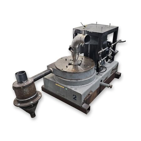 Cyclo-Tex, vertical shaft impact mill for grinding chrome metal powders