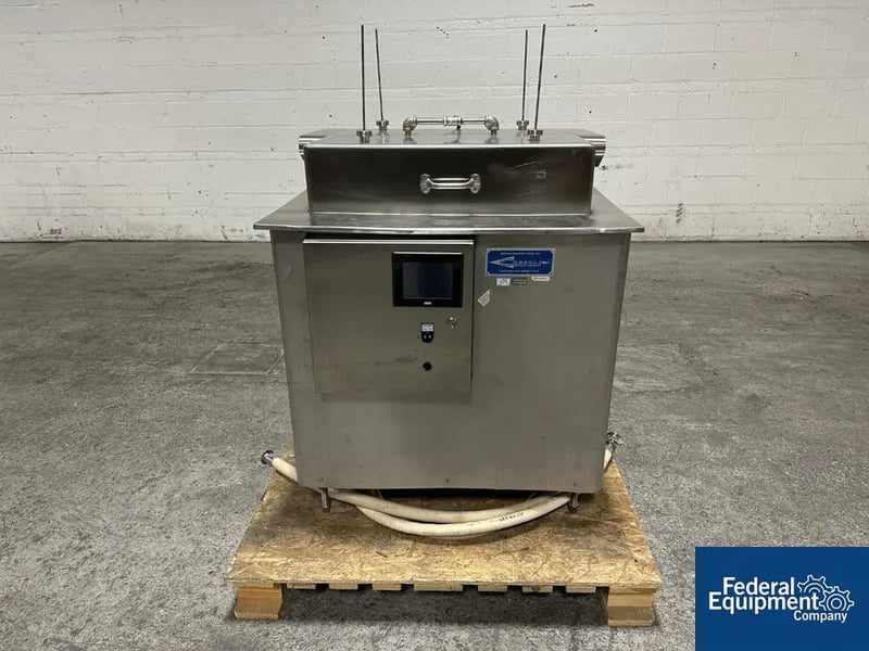 Cozzoli #GW24, Vial Washer, Stainless Steel, touch screen controls, with Allan Bradley MicroLogix PLC