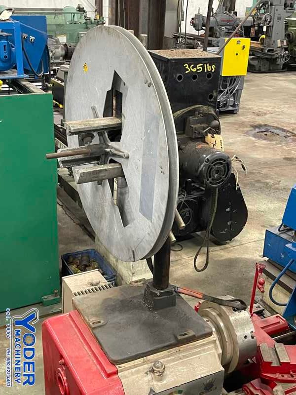 750 lb. Rapid-Air #R5A-354, motorized coil reel, 8" width, 36" outside dimensions, 1-1/2 HP, serial #13140