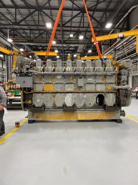 2370 HP 1000 RPM, Caterpillar G3608 BEN A3 TPS Exchange for Sale