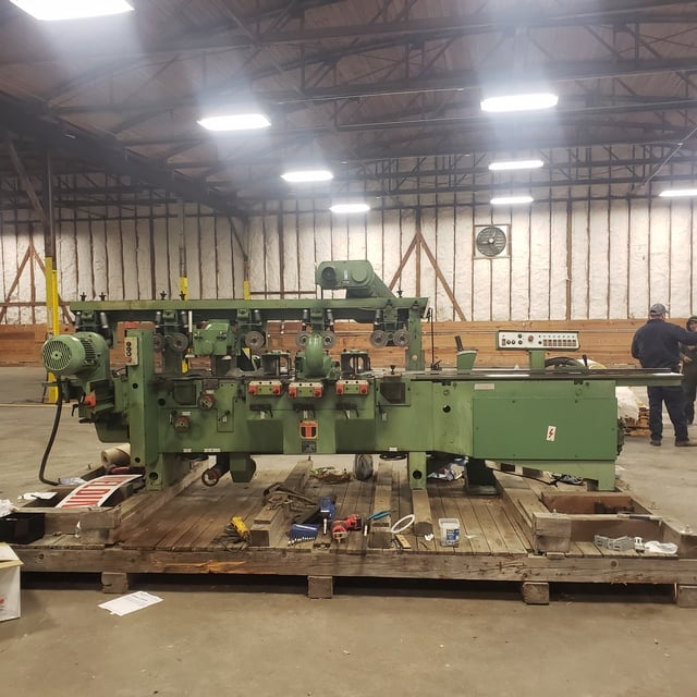 Wadkin #GA-170-2SU, 7 Spindle Moulder with Manual Bed Lubrication, 6000 RPM