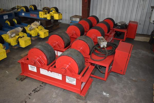 20 Ton, Weldwire #WWRD20STSF, short frame turning rolls, 8"-48" diameter rangem variable speed, (6 available)