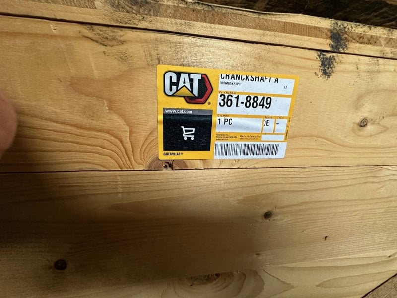 Caterpillar #3618849, Crankshaft, new G3612LE Nat Gas engine