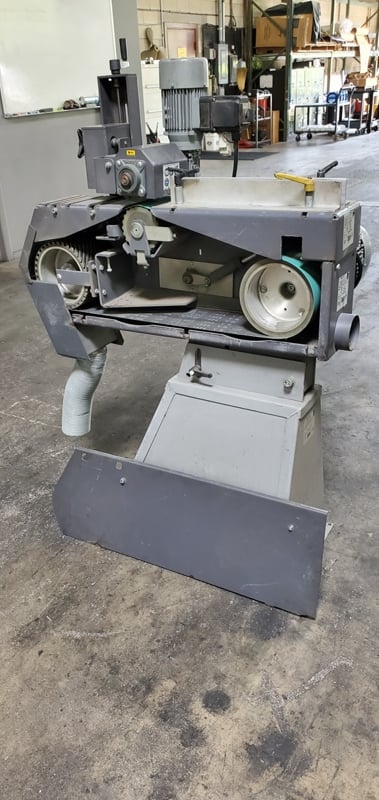 6" Fein Grit #GIB9-90-01-003-00, horizontal belt sander, dust collector port w/catch box, 2007