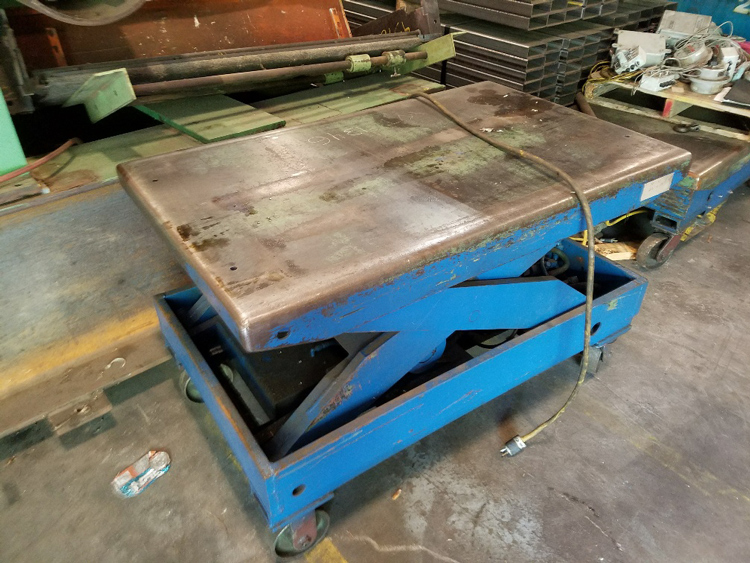 Scissor Lift Table for Sale Surplus Record