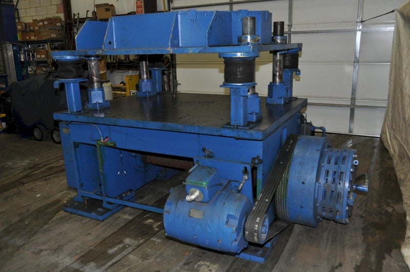 80 Ton, ASC, 4-post cutoff press, 3 stroke, 17.5" Shut Height, 5" adj., 81" x60" bed, air clutch & brake