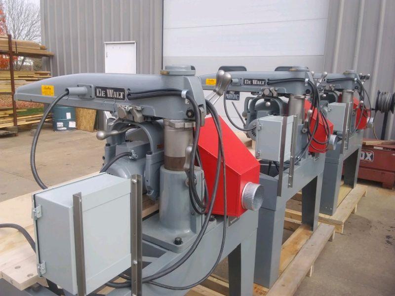 Dewalt #GE, 20" heavy duty radial arm saw, 7.5 HP TEFC motor, 1" x 3-1/8" arbor