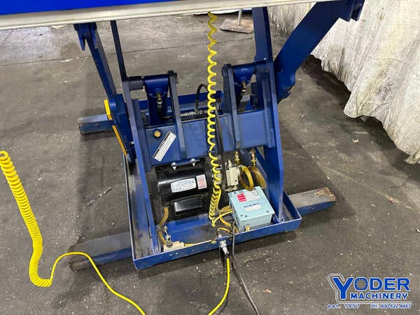 4000 lb. Vestil #EHLT-4848-4-43, hydraulic scissor lift table, 48