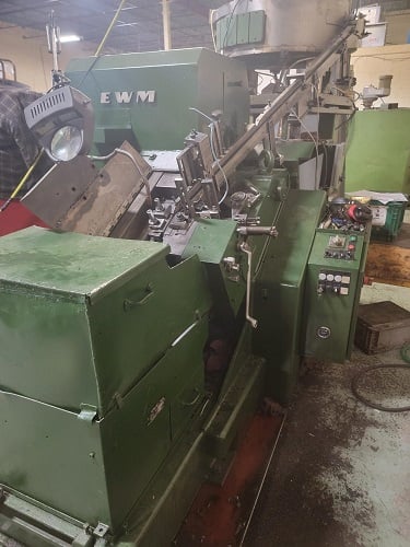 EW Menn #GW-83L, thread rollers, 4" die pocket depth, 36" dia Mid West feeder bowl