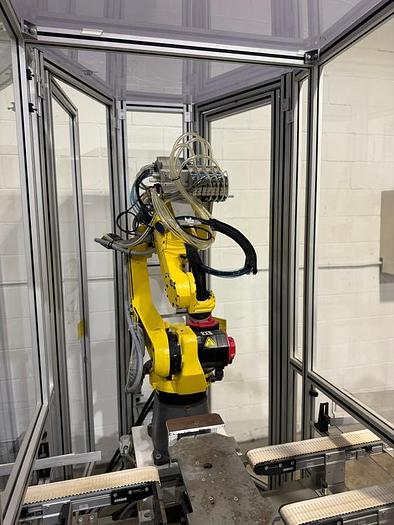 Fanuc, m- 10ia/12, 6-Axis robot cell with R-30iB Plus controller, 2 ...