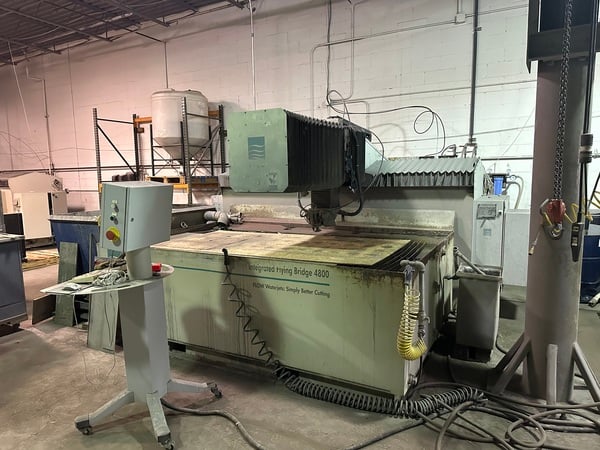 Flow #IFB-4800, Waterjet Cutting System, 30 HP, 8' X, 4' Y, 8" Z, Flow Master Control, 2005