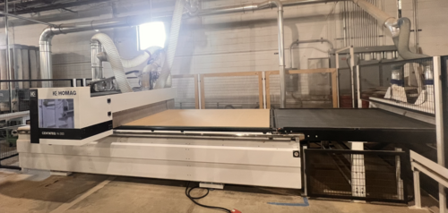 Homag #Centateq-N-300, CNC Router, 5x10 Table, Offload conveyor, 2020
