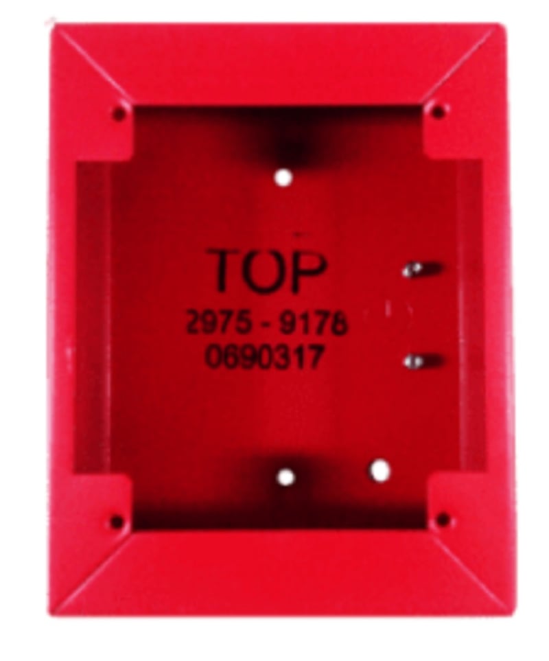 Simplex Grinnell 2975-9178 Surface Mounted Red Box, Steel Material, For ...