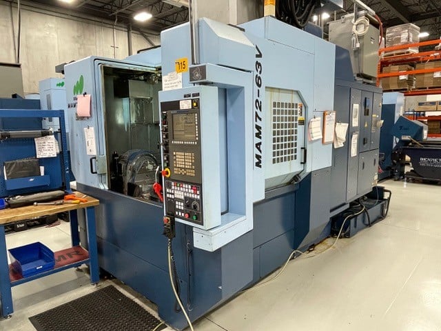 Matsuura #MAM72-63V, 5-Axis CNC vertical machining center, 29.9" X, 33.2" Y, 25.9" Z, 19.6" x19.6" table