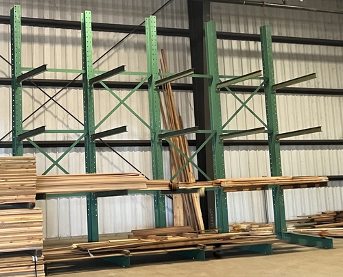 Single Layer Racking Racking, single sided, several sections available for Sale | Surplus Record