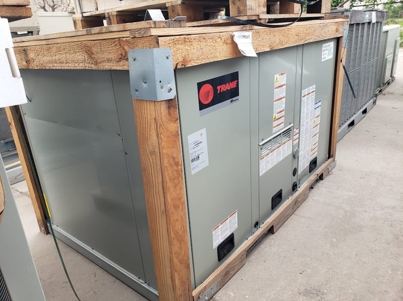 2 5 ton trane precedent ysc033g4ela0000 package unit convertible to