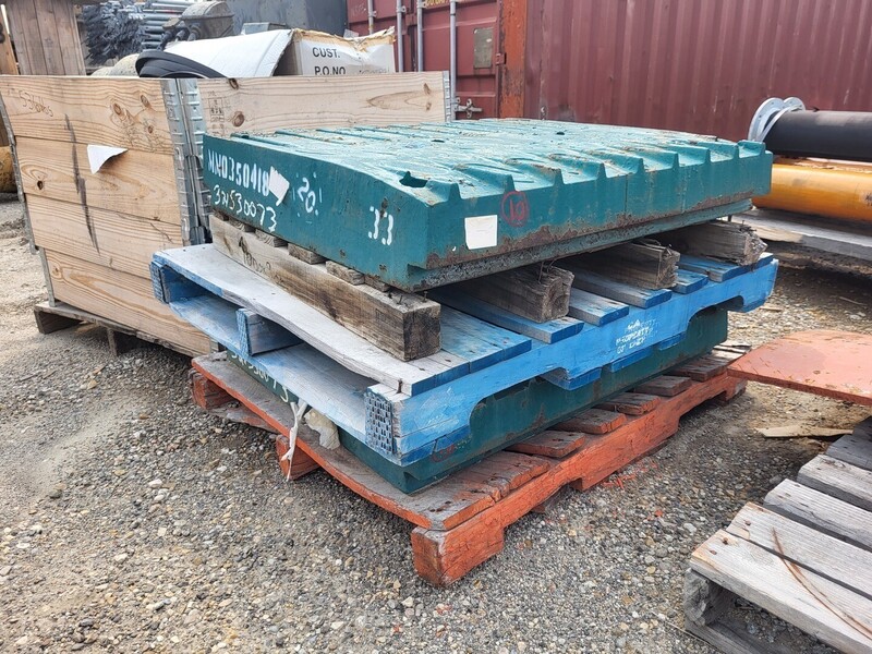 Metso #MM0350418, movable jaw plate for jaw crushers For