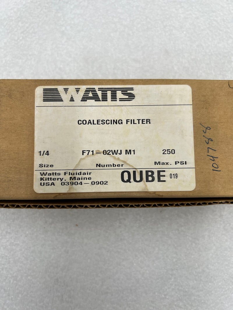 Watts f71-02wj/m1 pneumatic filter #k-1998 for Sale | Surplus Record