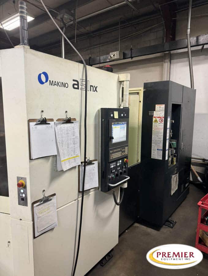 Makino #A51NX, CNC horizontal machining center, Pro 6 Control, 22