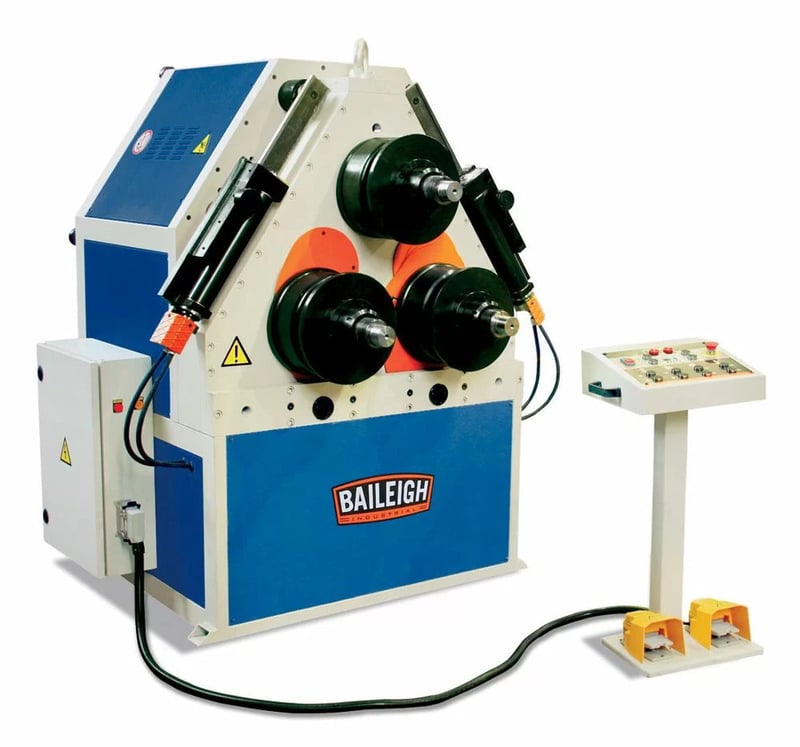 Baileigh #R-H120, Hydraulic Roll Bender, 5.5" round tube and 4.5" schedule. new