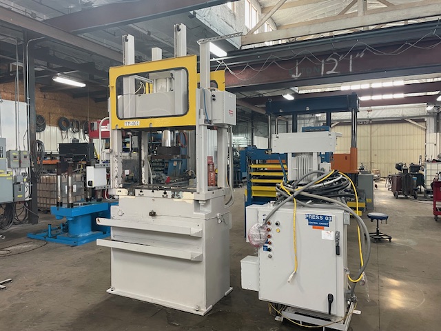 35 Ton, Ahaus Tool & Engineering, down-acting hydraulic press, 45