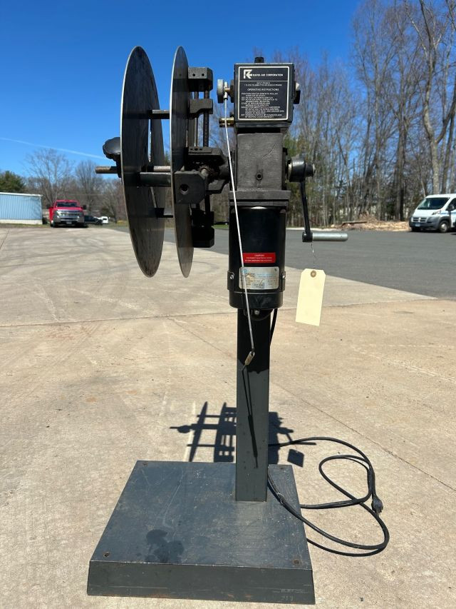 75 lb. RapidAir RA23, motorized stock reel, 4" width, 18" outside