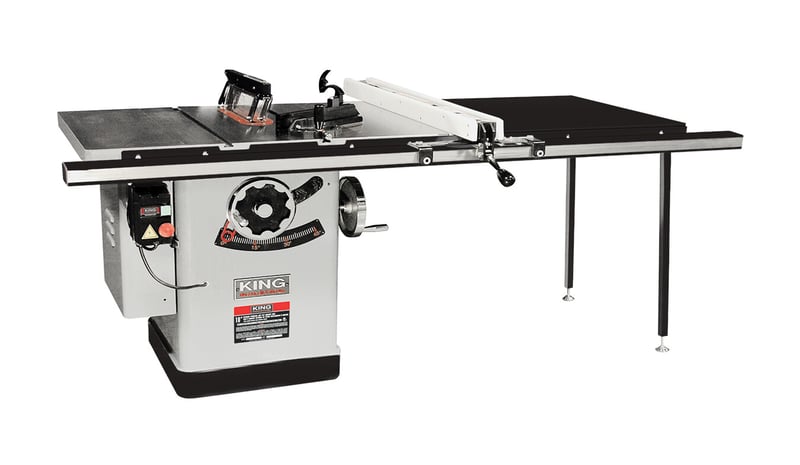 King Canada #KC26FXT/i50/5052, Extreme Cabinet Saw w/50" Rip, 10" Blade diameter, 3.13" & 2.19" Cut depth