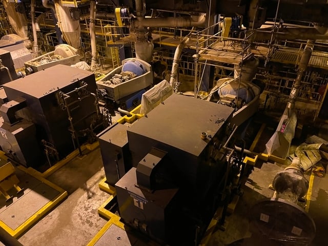 14000 HP 1800 RPM Siemens water cooled synchronous motor 1DL 7641