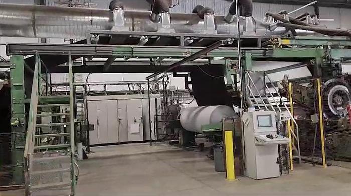PCMC, 4-color Flexographic printing press, Allen Braldey controls & servo upgrade, 135" wide, 2013