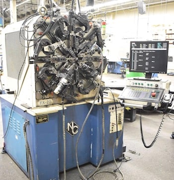 Nucoil #FX-20, 7-Axis CNC former, 2mm capacity, serial #UF-025, 2003