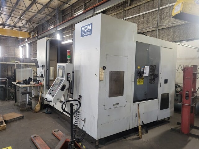 YCM #TCV-2000A, vertical machining center, 30 automatic tool changer ...