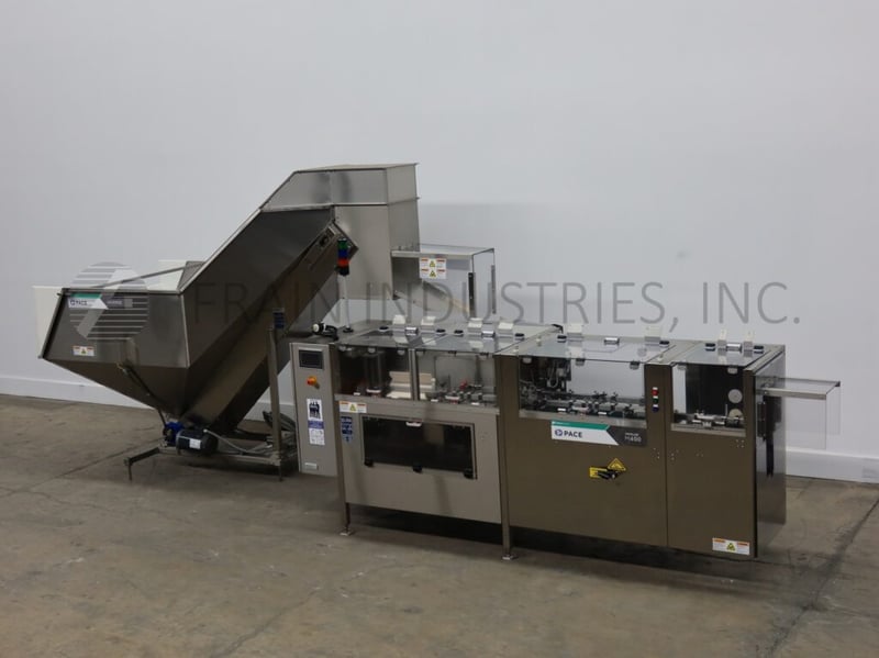 Pace #M400R, automatic, Stainless Steel, compact, bulk plastic bottle feeder & unscrambler, 20-350 containers