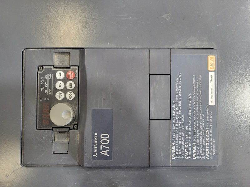 250 HP Mitsubishi, FR-A760-03040-NA, Variable Frequency Drive, 600 V, 3 ...
