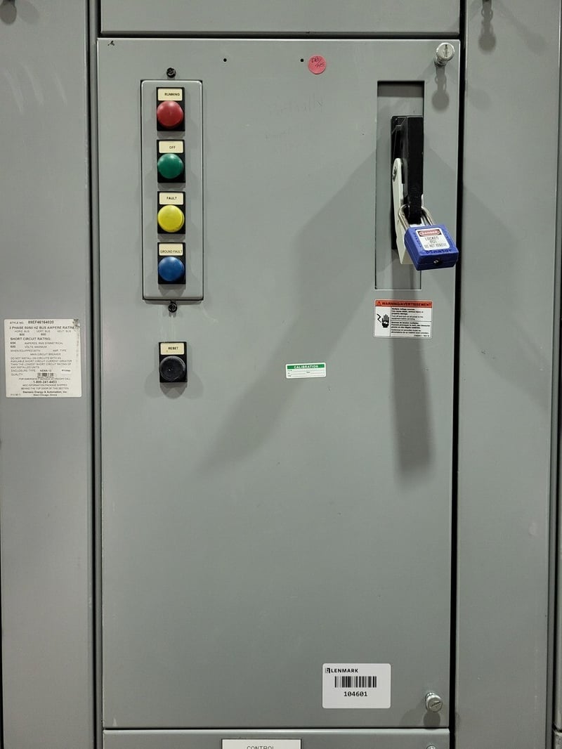 Siemens, full voltage non-reversin, Size 4, 100 HP, 600 V, 50 kA RMS Sym