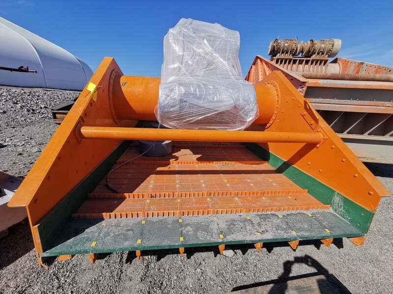 96" x 168" Vibramech #H1-42-24, Single Deck Vibrating Horizontal Screen w/ (2) 11 kW Motor, 2015