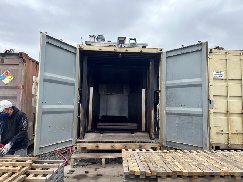 Custom #Conex-Box, Complete System Kiln, (2) individual containers, (2 ...