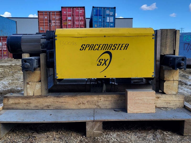 15 Ton, R & M Material Handling Spacemaster #SX60420160P65EHD0F, wire rope electric hoist, dual speed, 2005