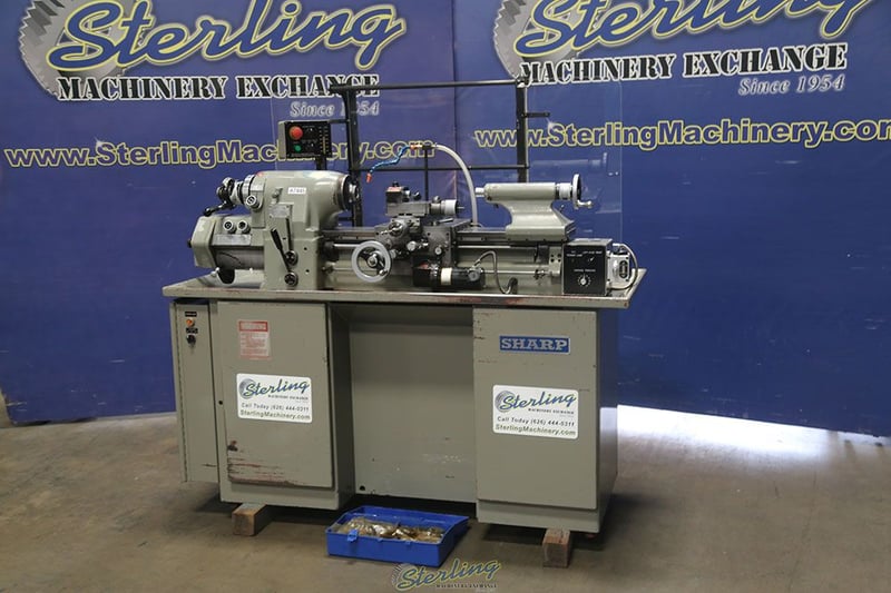 11"/9" x 18" Sharp #1118, precision engine lathe, 1-1/8" bore, 130-4000 RPM, inch/metric, KDK tool post