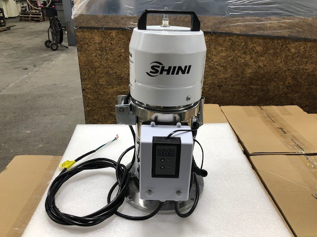Shini #SAL-1U, hopper loader, 66 lb./hr., proximity sensor, new, 2024