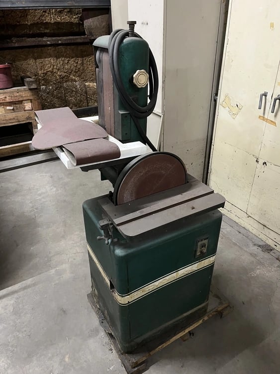 Powermatic 30 woodworking sander 12 disc 6 belt 220 V. 3 phase for Sale Surplus Record