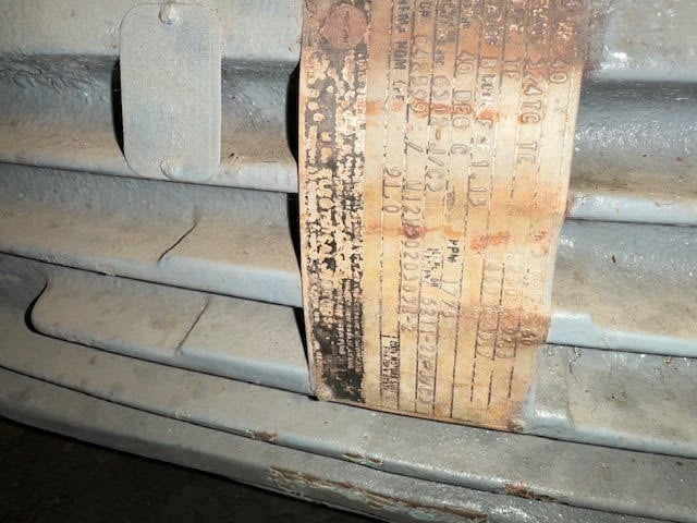 40 HP 1775 RPM U.S. Motors, Frame 324TC, 230/460 Volts, Squirrel Cage, electrically OK